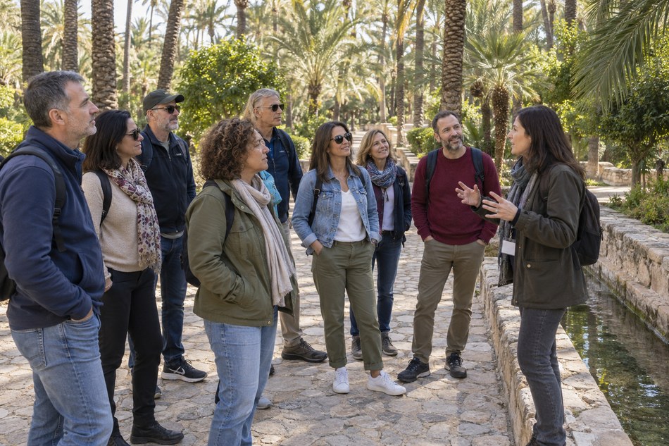 Visita guiada en grupo por el Palmeral de Elche