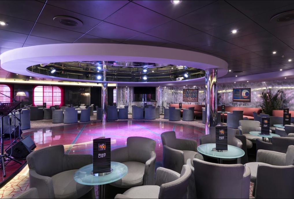 Discoteca barco MSC SINFONIA