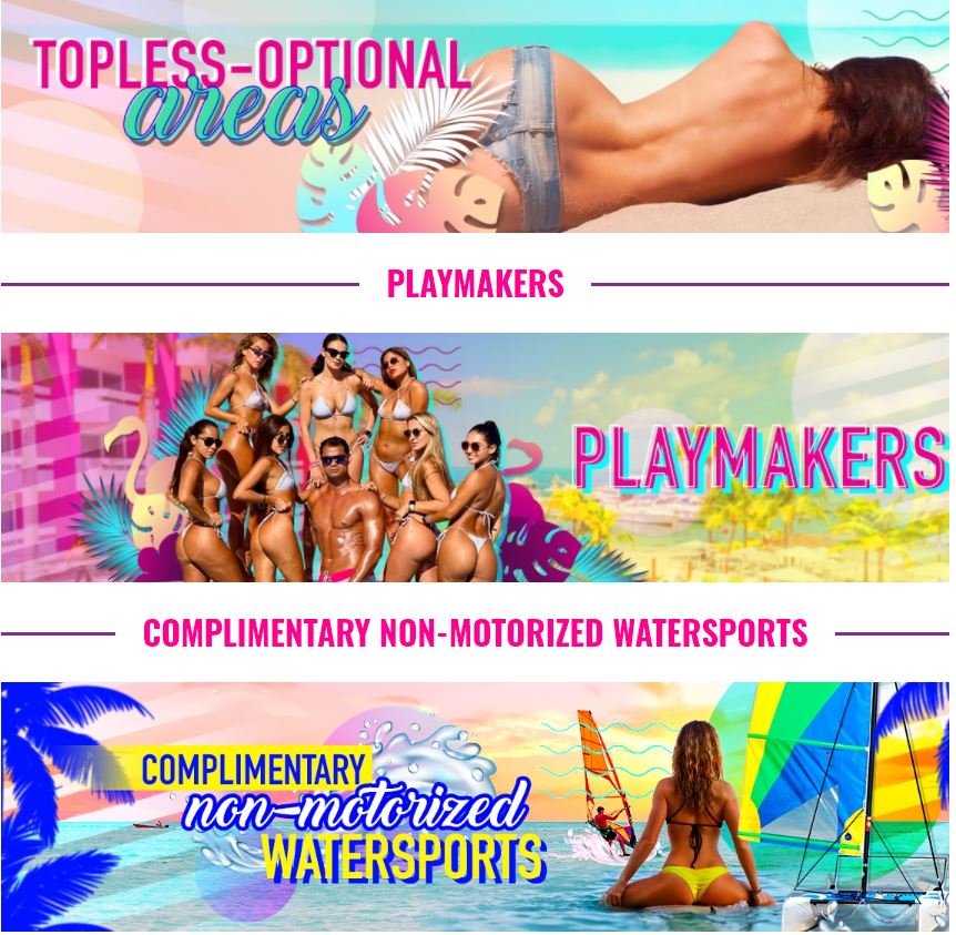 Fiestas animacion y actividades en Hotel Temptation Cancun Exclusivo Solo Adultos