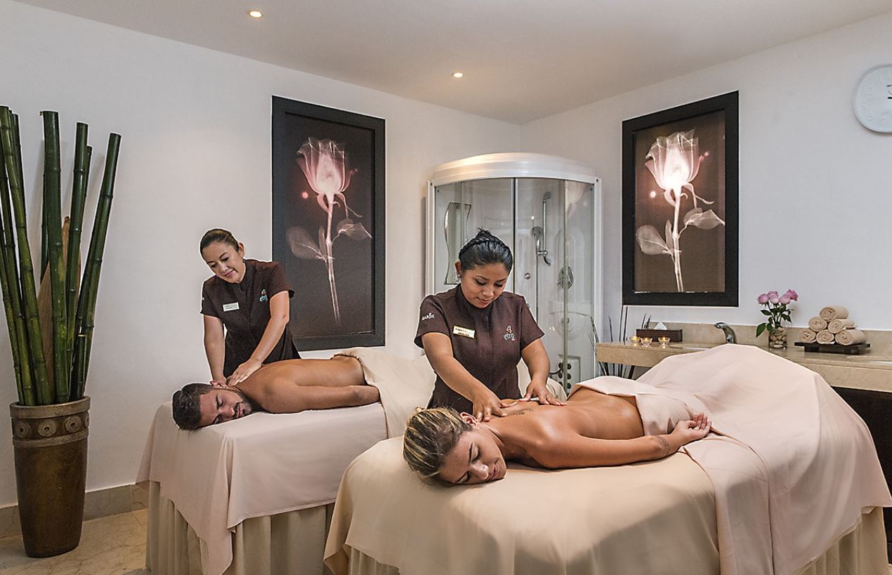 Servicios de masajes en hotel Ocean Turquesa en Riviera Maya