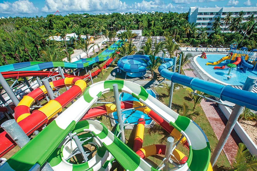 Toboganes Aquasplash Hotel Riu Bambu Punta Cana