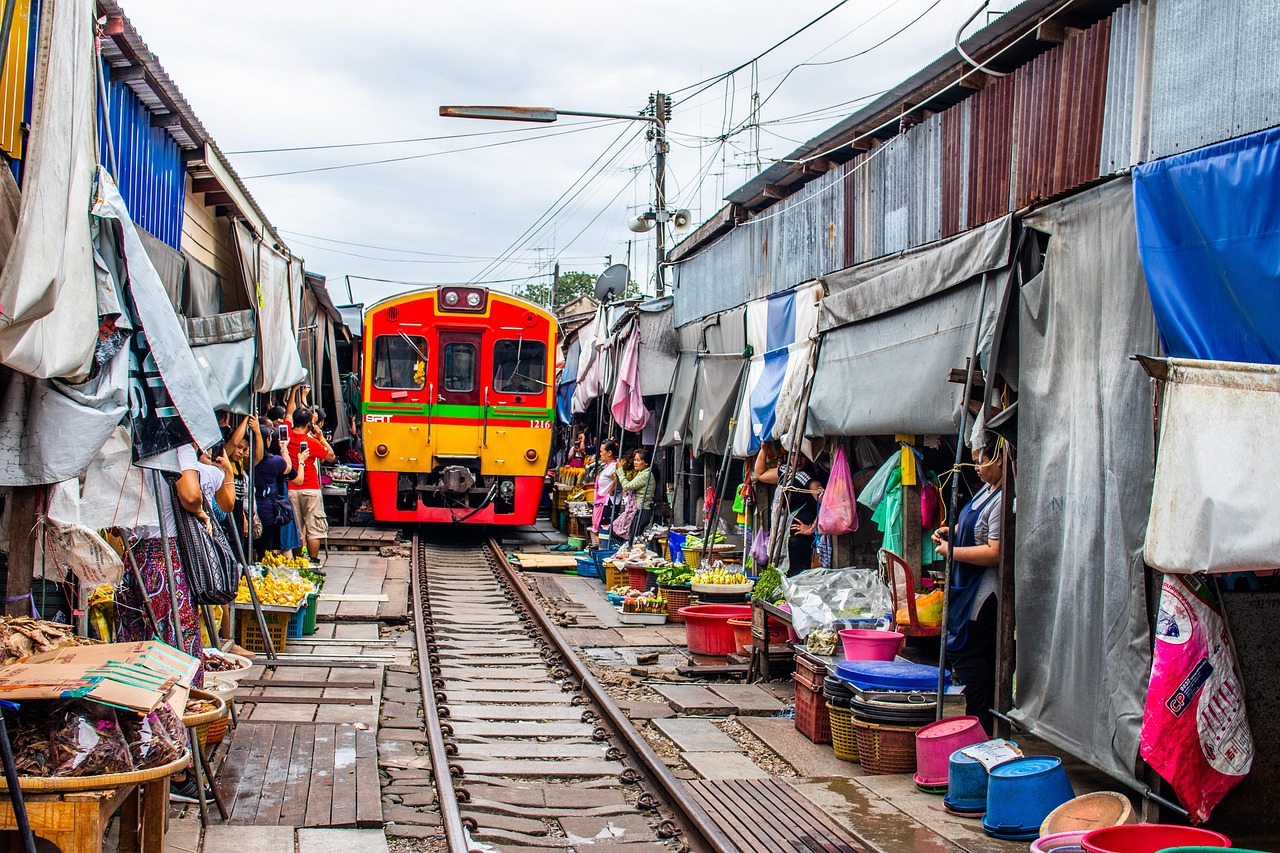 Mercado flotante Tailandia