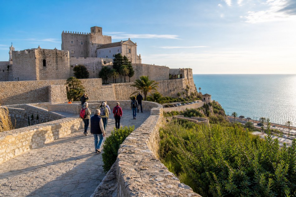 Visita al Castillo del Papa Luna en Peñíscola
