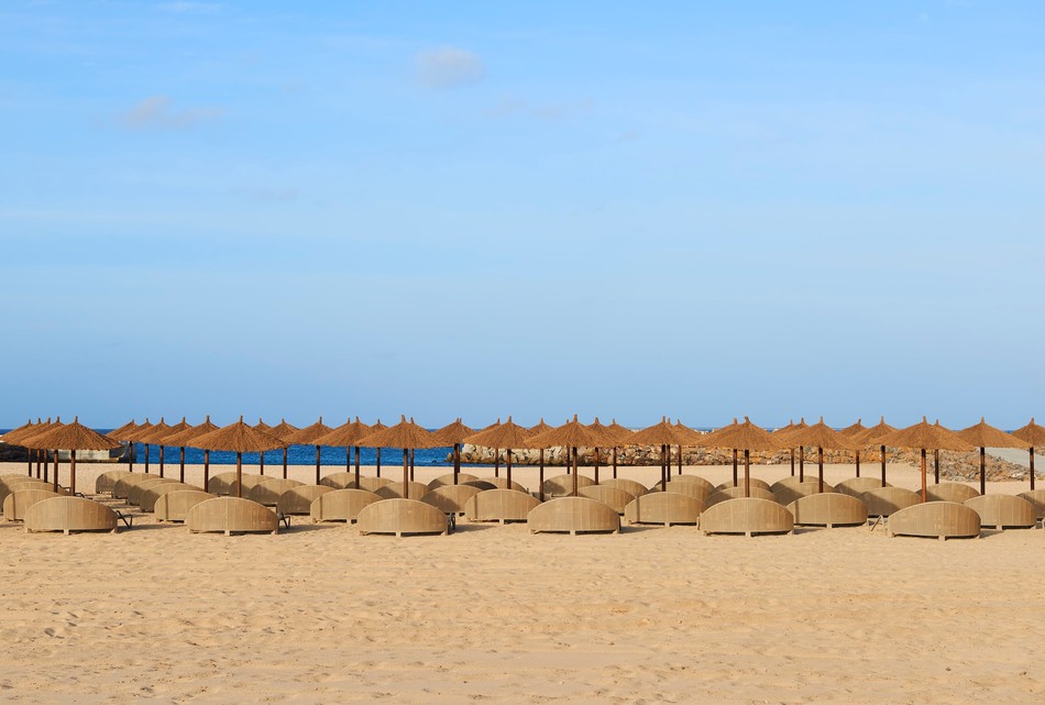 Playa de Algodoeiro junto al Meliá Dunas Beach Resort & Spa