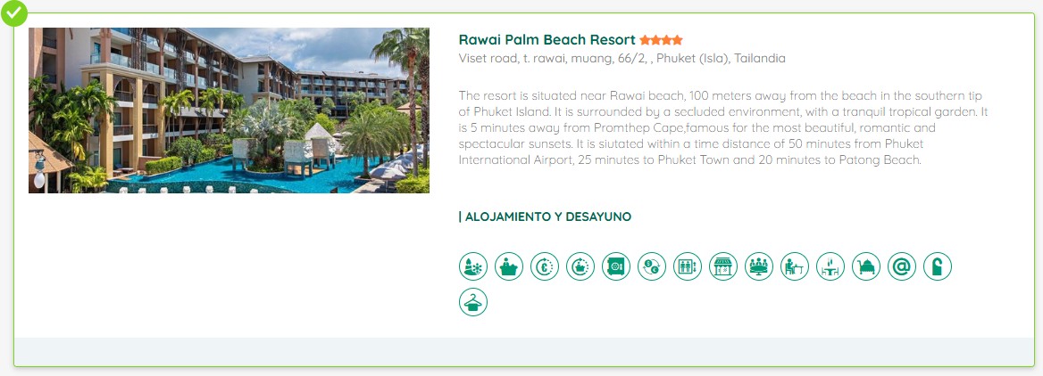 Hotel Phuket Circuito Tailandia