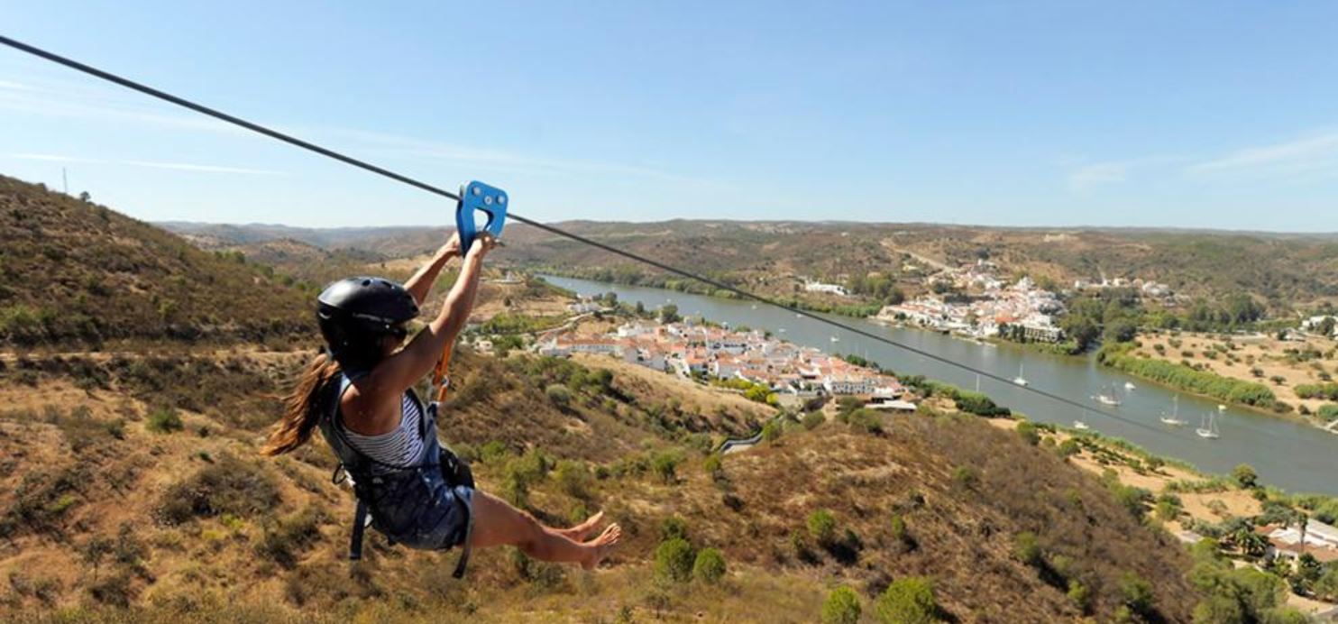 Tirolina Alcotun Algarve frontera españa y portugal B2Bviajes